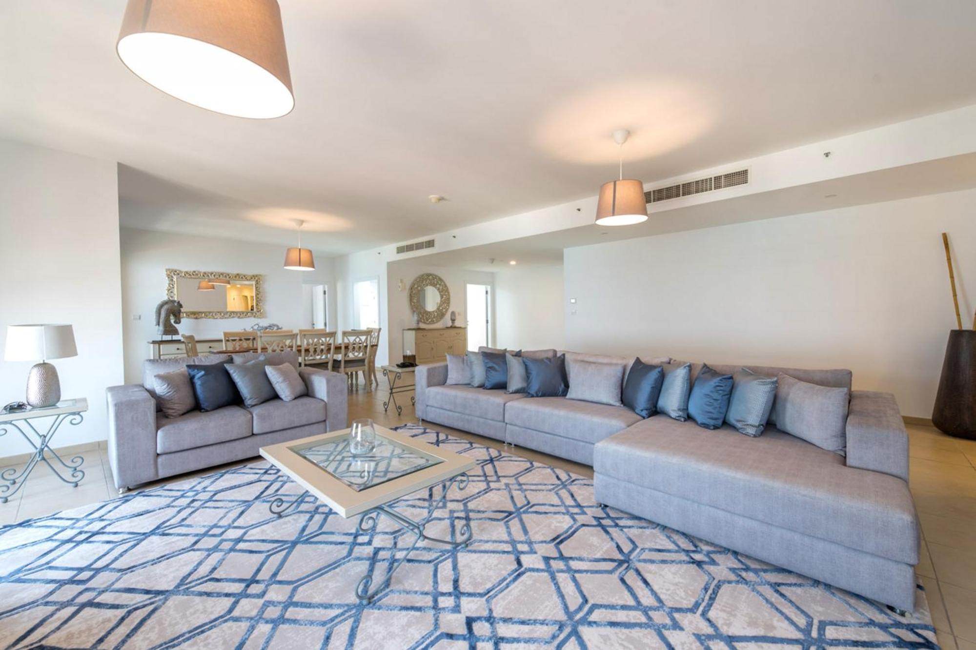 Stunning Marina&Sea View 4 Bedroom Apartment, Murjan 6 Jumeriah Beach Dubai Exterior foto